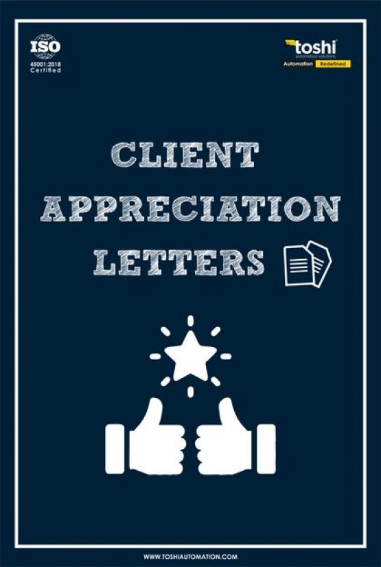 Appreciation letters